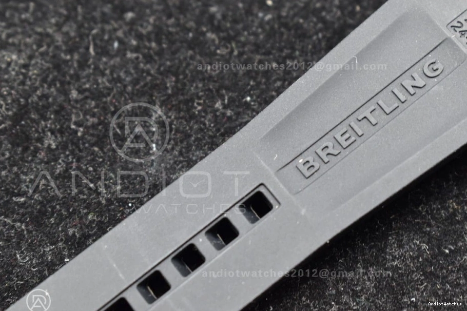 Bezel 1:1 Edition GoAnywhere Rubber on Black A Yellow 44 Dial Best Strap TF Automatic 1175 Superocean Black 0322